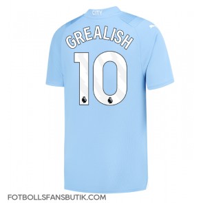 Manchester City Jack Grealish #10 Replika Hemmatröja 2023-24 Kortärmad